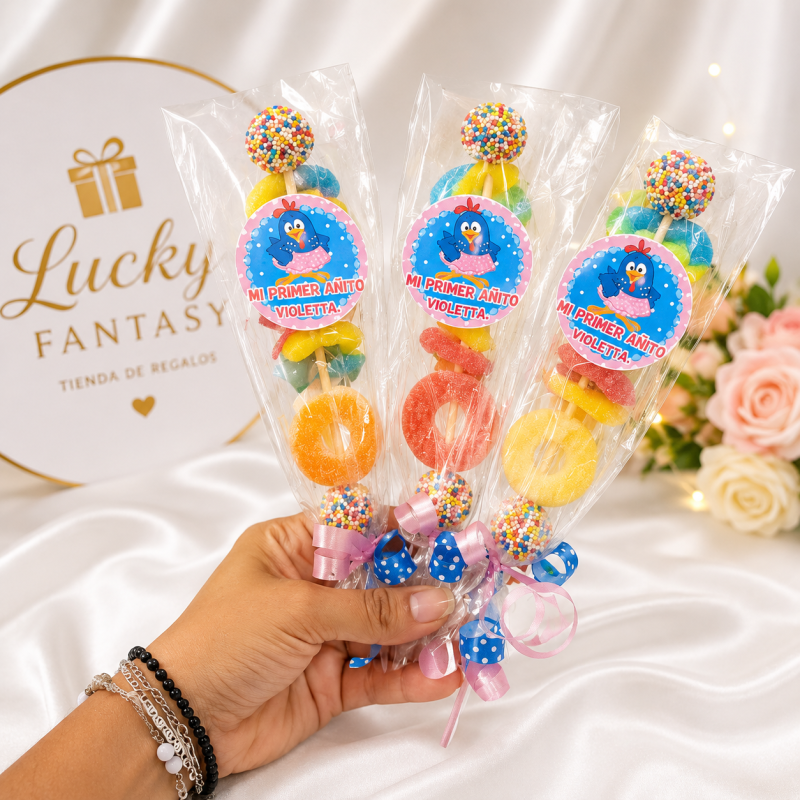 Brochetas de Dulces Personalizadas
