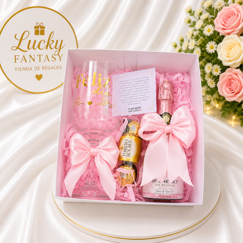 Caja Regalo Chenet Rosé 200 ml